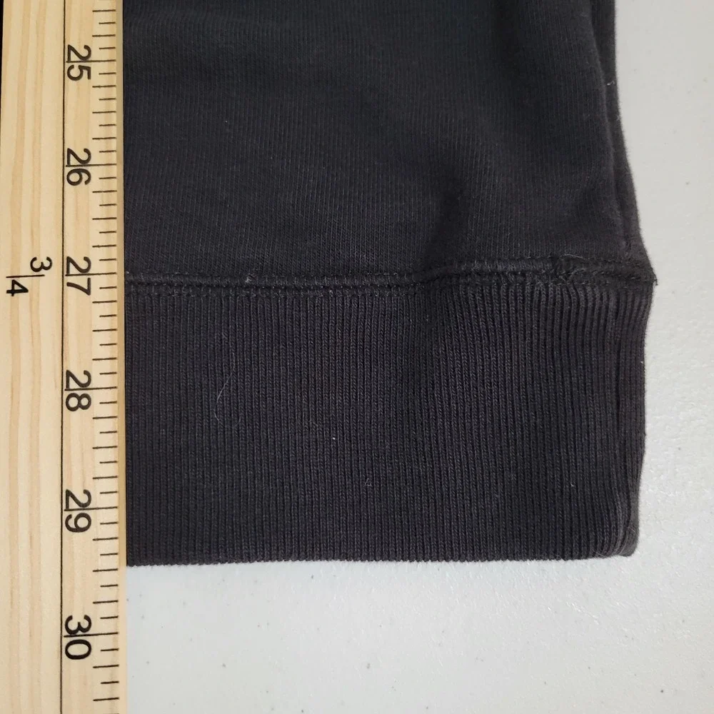 Vintage Mens Nike Sweatshirt Medium Logo‎ Swoosh Black Long Sleeve 0278 - Picture 8 of 8